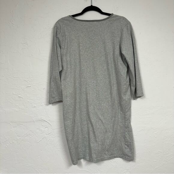 Disney Sleepy Seven Dwarfs Grey Sleep Shirt Nightgown Womens L Casual Comfy - Picture 7 of 9